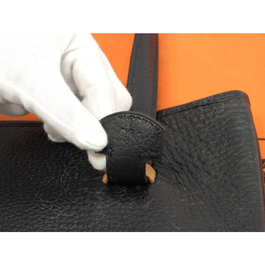 HERMES（エルメス） ギャロップFT1 ブッフルスキッパー 黒 トート