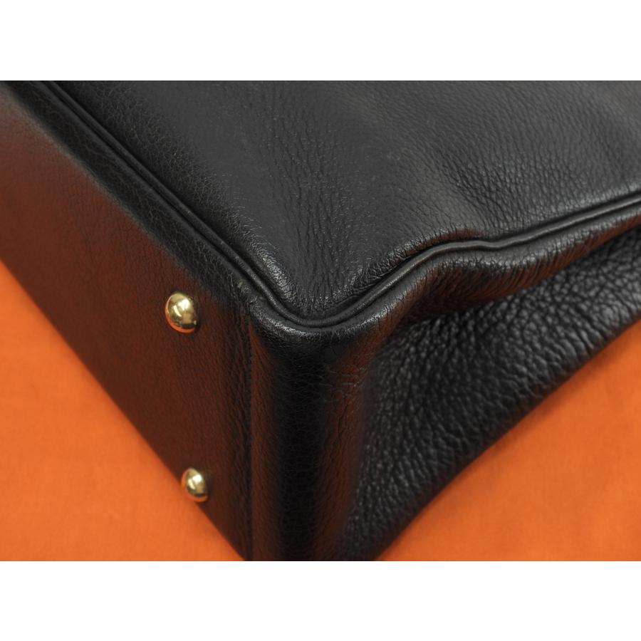 HERMES（エルメス） ギャロップFT1 ブッフルスキッパー 黒 トート