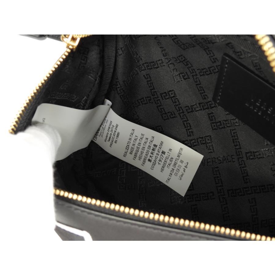 VERSACE（ヴェルサーチェ） ヴェルサーチ ボディバッグ レザー 黒