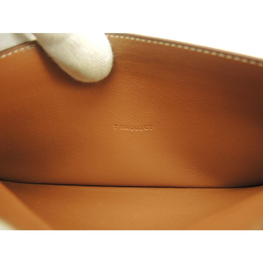 Dogon エルメス ドゴンロング トゴ ゴールド シルバー金具 2折長財布@T