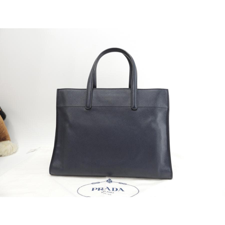 SAFFIANO（PRADA） プラダ トートバッグ サフィアーノレザー 青