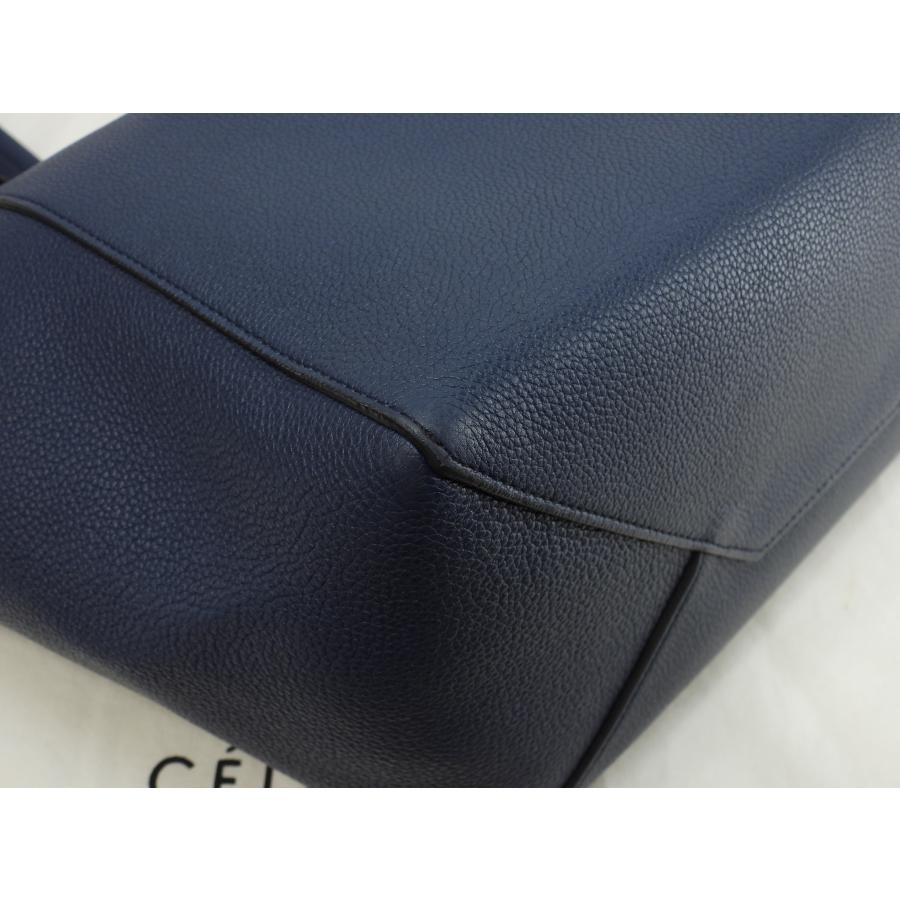 CABAS(CELINE) セリーヌ カバファントムスモール レザー 濃青 CABAS(CELINE) セリーヌ カバファントムスモール レザー 濃青