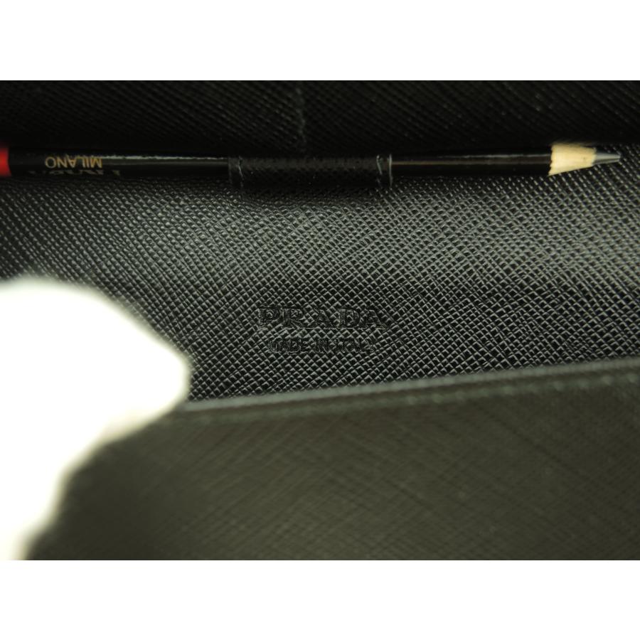 SAFFIANO（PRADA） プラダ ロングウォレット メタルロゴ サフィアーノ