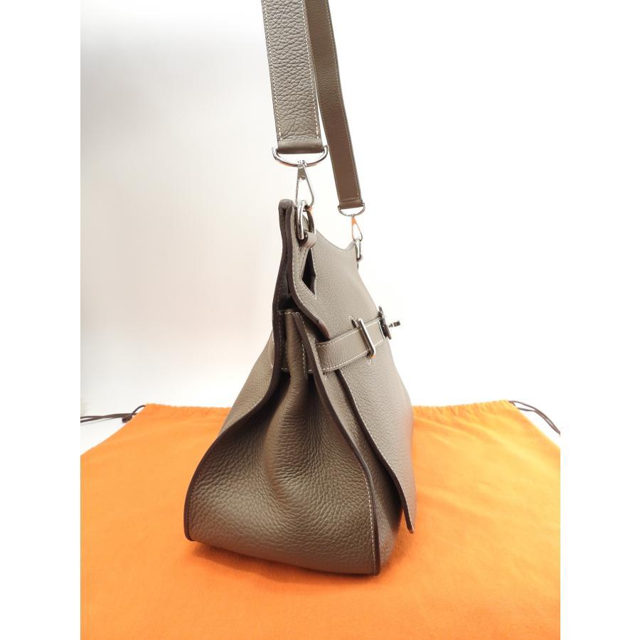 エルメス HERMES ジプシエール37 □N刻印 ブラック/SV金具 トリヨンクレマンス レディース ショルダーバッグ エルメス HERMES ジプシエール37 □N刻印 ブラック/SV金具 トリヨン