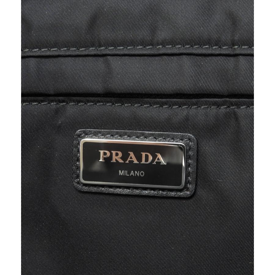 PRADA（プラダ） トートバッグ メンズ ナイロン黒 縦長ハンドバッグ 極