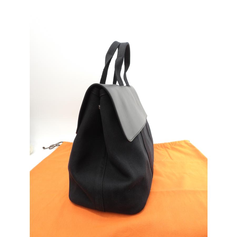 極美品！HermesエルメスヴァルパライソMMハンドバッグブラック袋付
