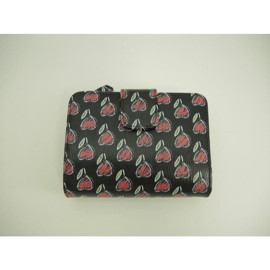 PRADA（プラダ） コンパクトウォレット ハート レザー黒 財布 2折財布