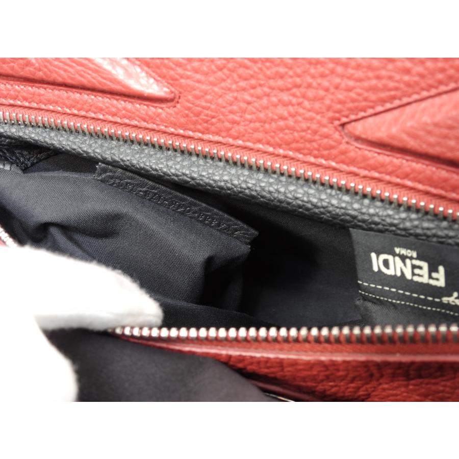 PEEKABOO フェンディ ピーカブー大 モンスター セレリア黒 メンズ