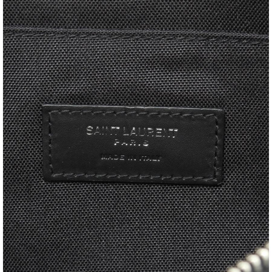 SAINT LAURENT サンローラン ボディバッグ シティ レザー黒 斜め掛け