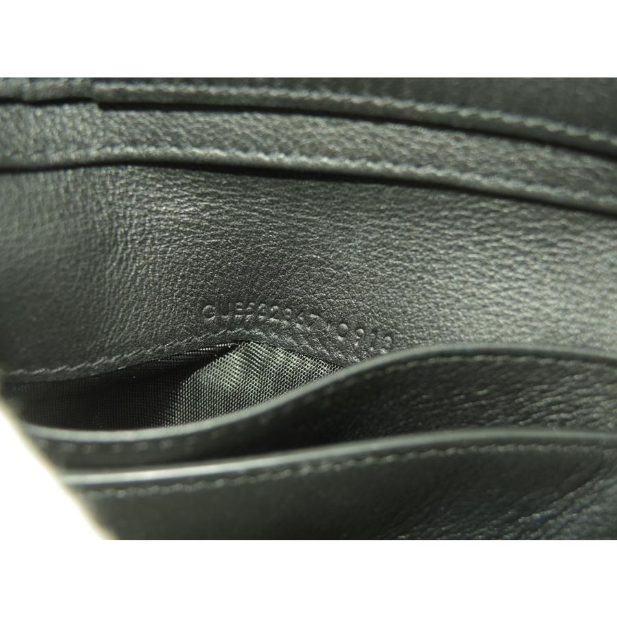 サンローラン フルジップウォレット スタッズ YSLロゴ ブラック レザー SAINT LAURENT サンローラン スモールジップウォレット YSL レザー黒