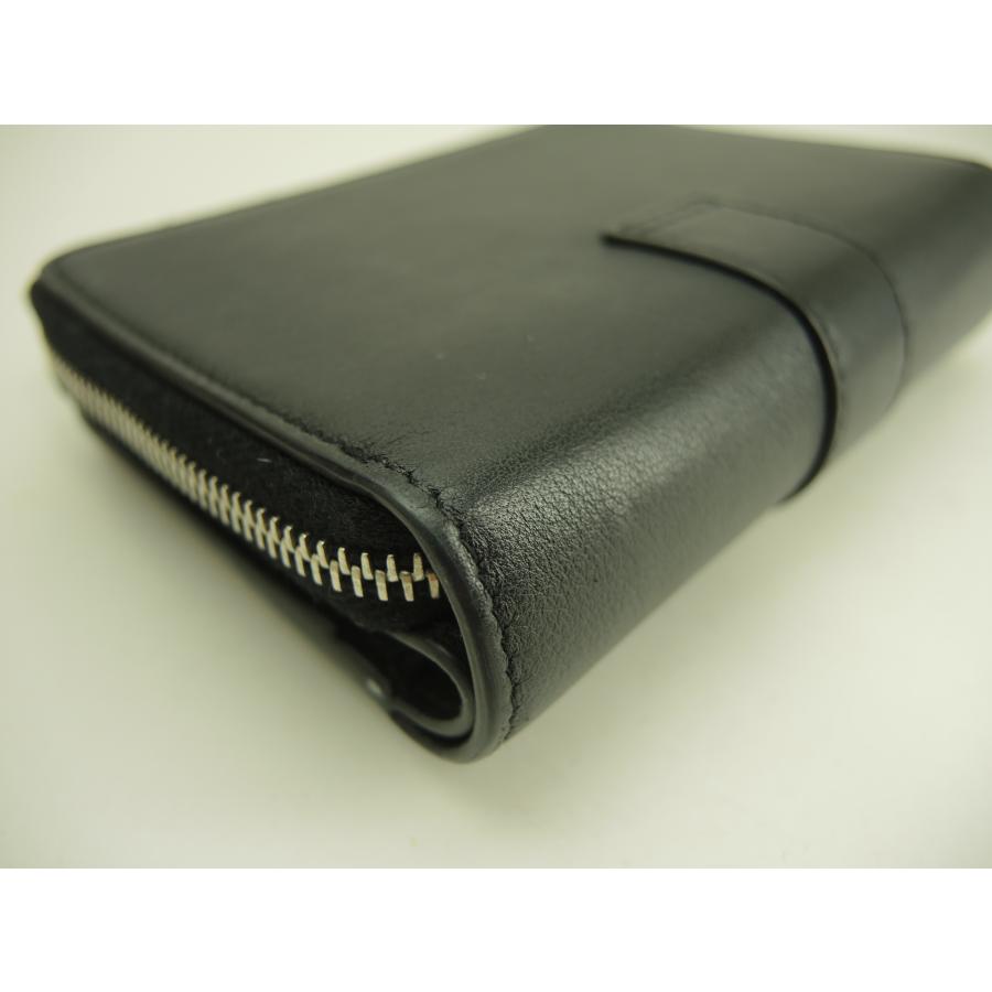 SAINT LAURENT サンローラン スモールジップウォレット YSL レザー黒