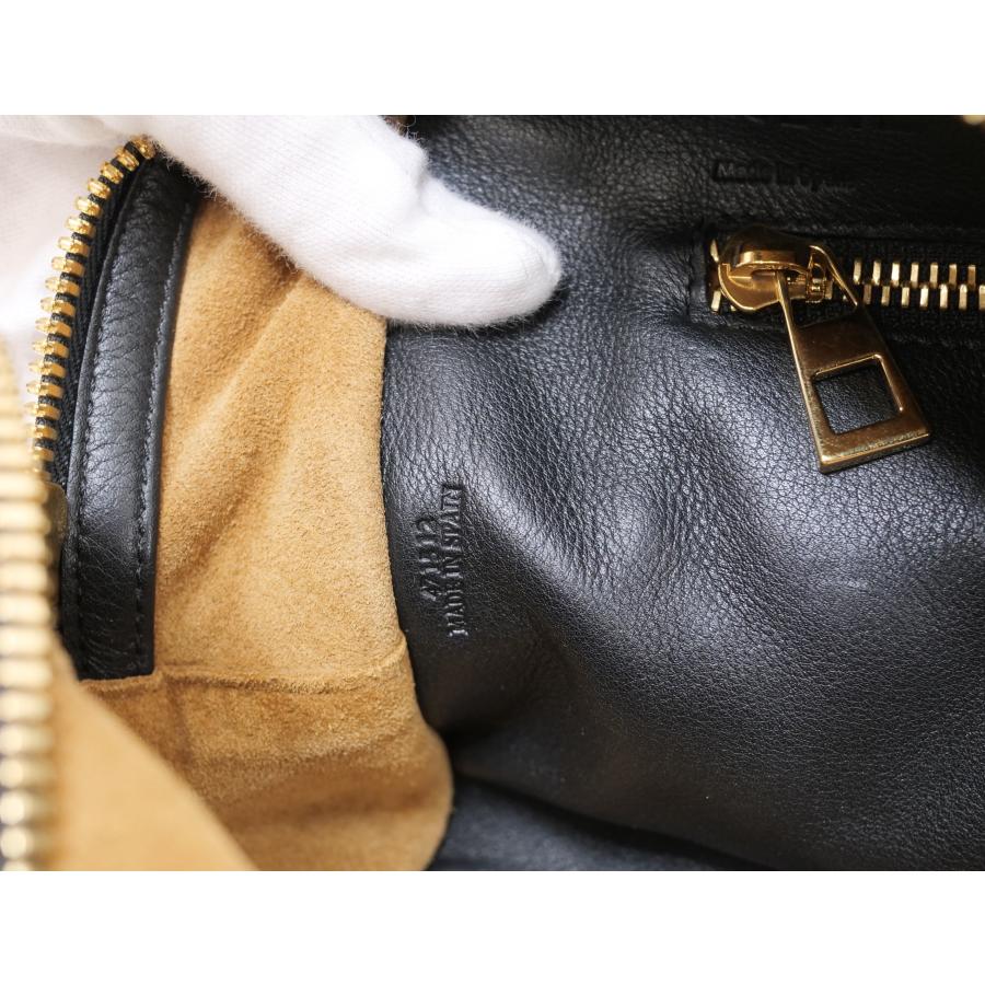 Amazona（LOEWE） ロエベ アマソナ28 ストラップ付 レザー黒