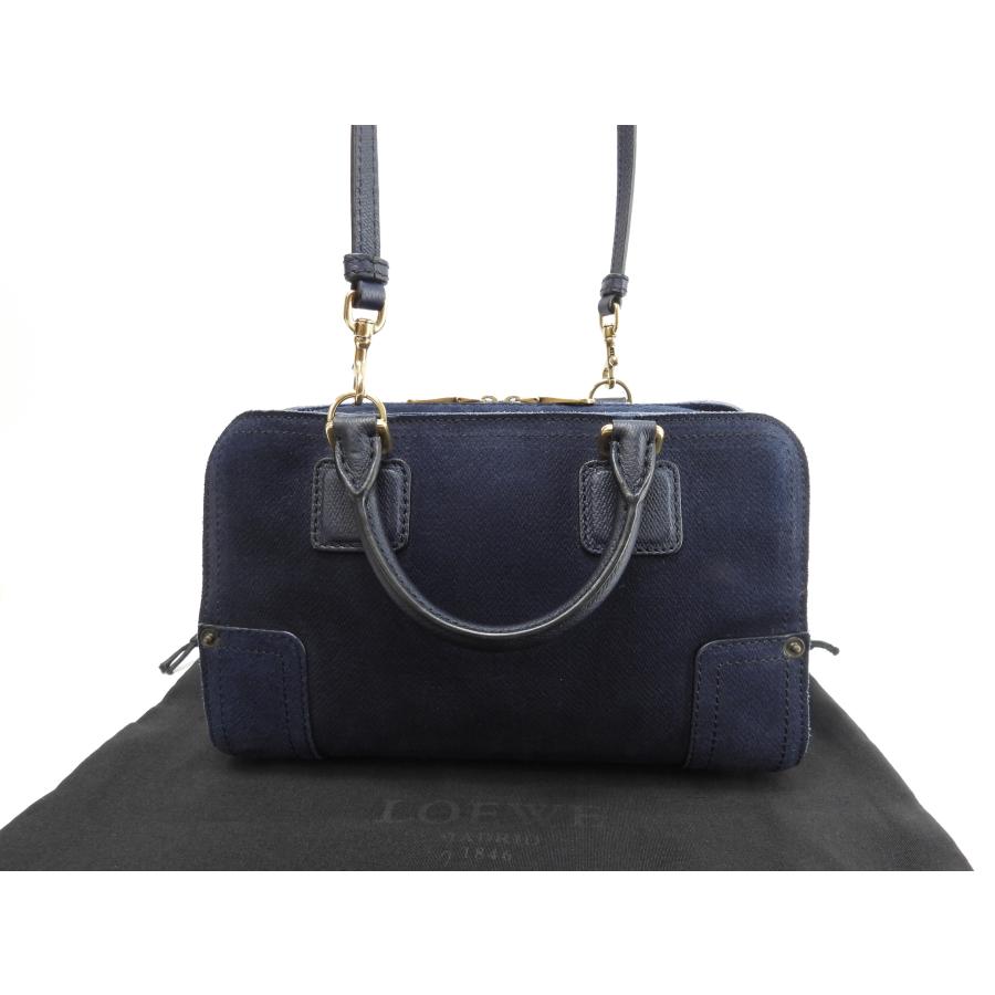 Amazona（LOEWE） ロエベ アマソナ23 スウェードレザー デニム風