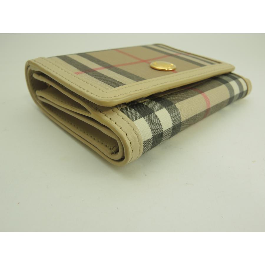 BURBERRY（バーバリー） コンパクトウォレット チェック PVC/レザー 3