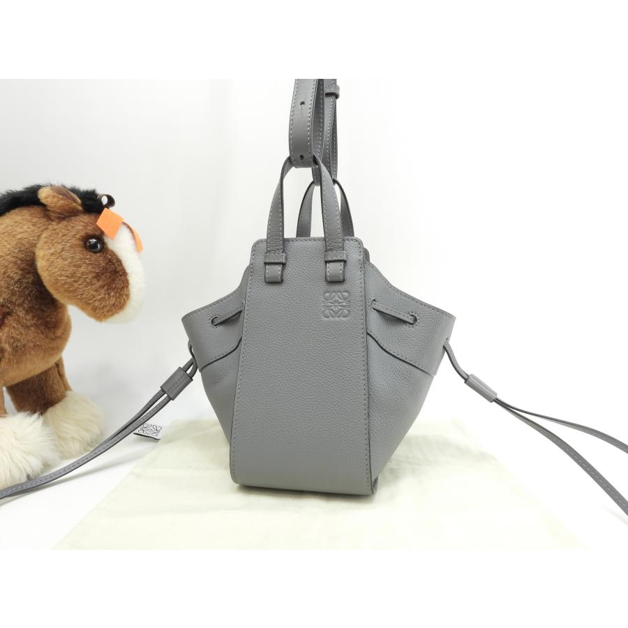 Hammock（LOEWE） ロエベ ハンモックミニ レザー ストーム ポシェット 