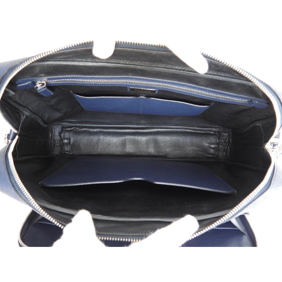 プラダ ビジネスバッグ ブリーフケース SAFFIANO TRAVEL SAFFIANO（PRADA） プラダ s付ブリーフケース サフィアーノ 紺 書類