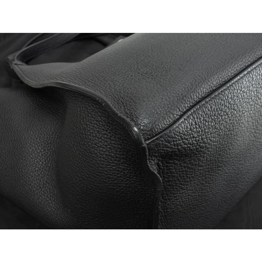 CELINE（セリーヌ） ビッグバッグスモール レザー 黒 ショルダー付 