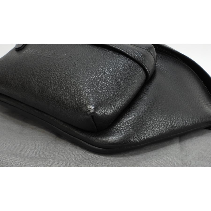 【美品】バレンシアガ エブリデイ ベルトバッグ ボディバッグ ブラック レザー EVERYDAY（BALENCIAGA） バレンシアガ ベルトバッグ エブリデイ