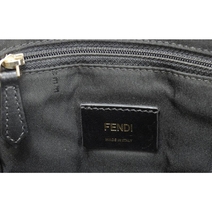 FENDI（フェンディ） ボディバッグ モンスター ナイロン黒 ベルト