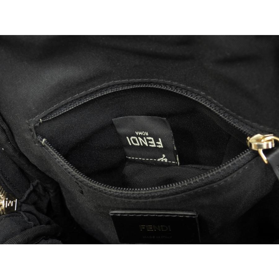 FENDI（フェンディ） ボディバッグ モンスター ナイロン黒 ベルト