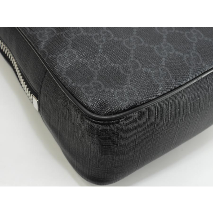 ウェビング グッチ ボディバッグ オールドGGスプリーム黒 ベルトバッグ