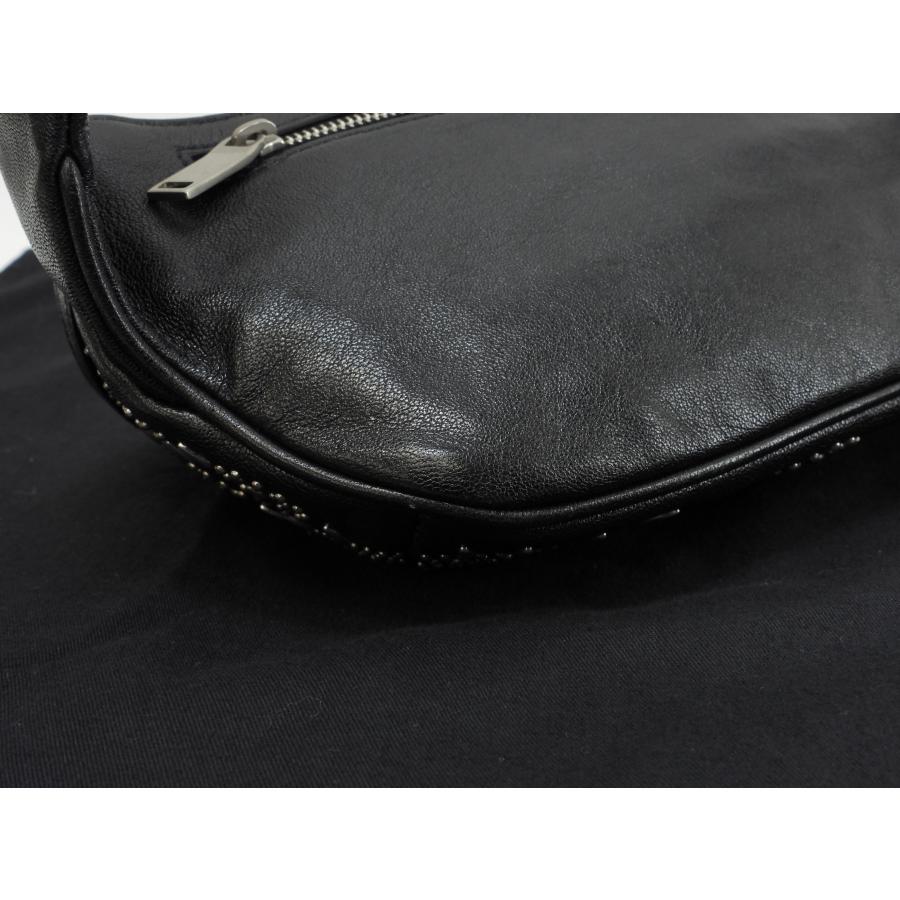 SAINT LAURENT サンローラン ボディバッグ 限定シティ レザー黒 クロス