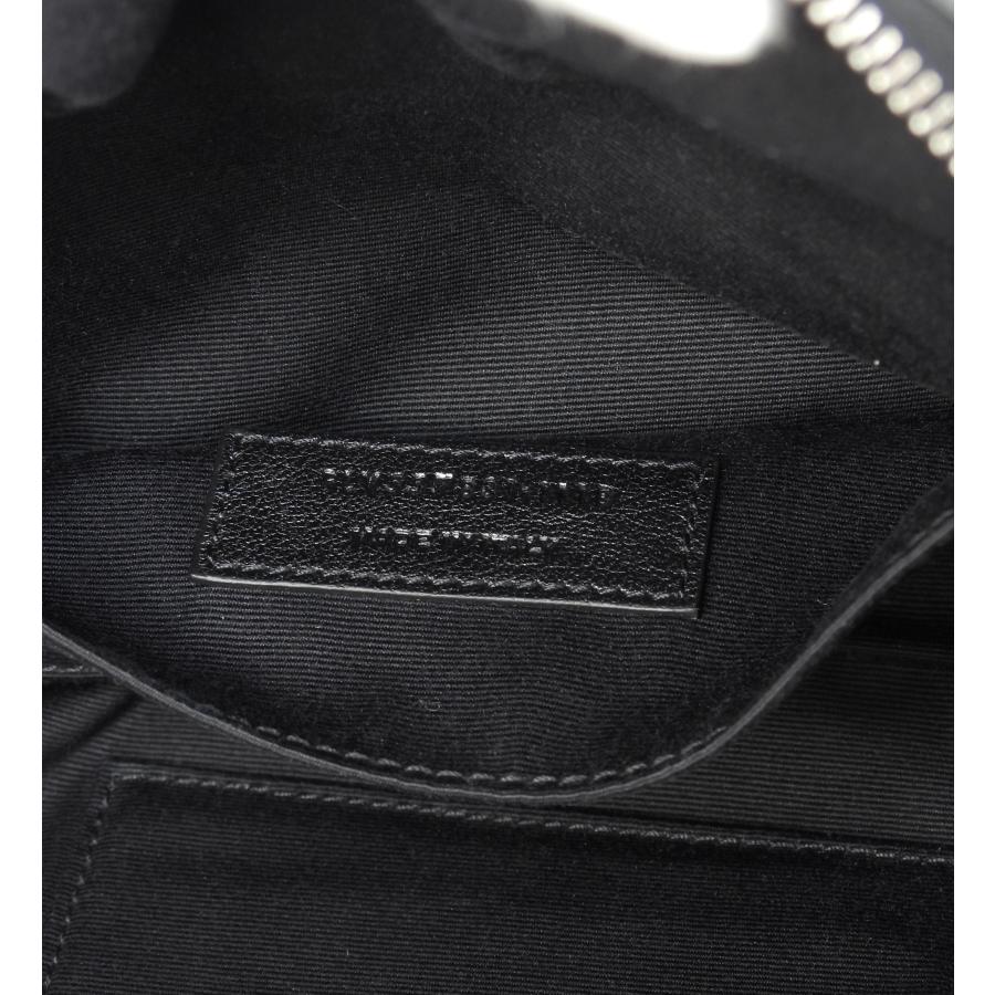 SAINT LAURENT サンローラン ボディバッグ 限定シティ レザー黒 クロス