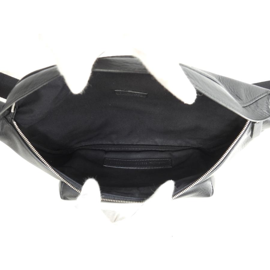 美品 バレンシアガ エブリデイ ボディバッグ ベルトバッグ ブラック レザー BALENCIAGA バレンシアガ エブリデイ ベルトバッグ ブラック ウエスト