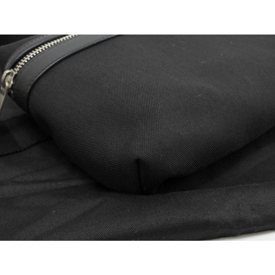 SAINT LAURENT サンローラン ボディバッグ シティ ナイロン/レザー黒