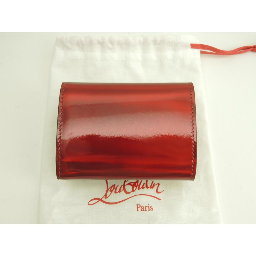 Christian Louboutin クリスチャンルブタン 3折ミニ財布 Loubi54