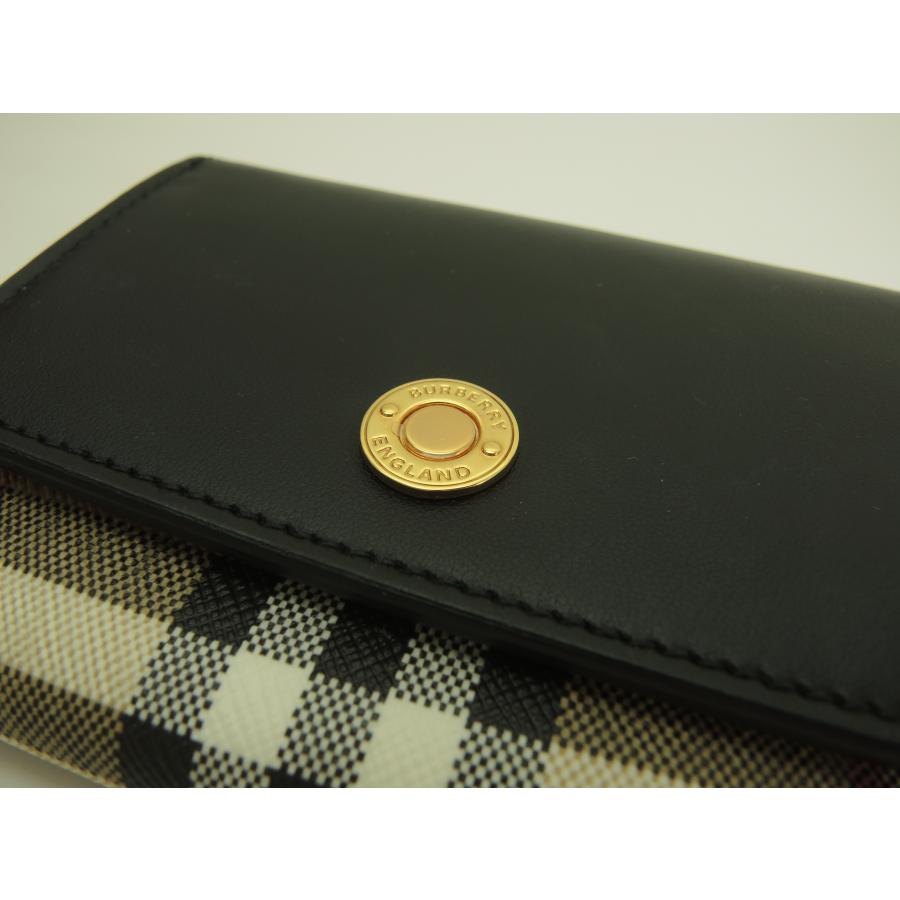 BURBERRY（バーバリー） コンパクトウォレット チェック PVC/レザー 3