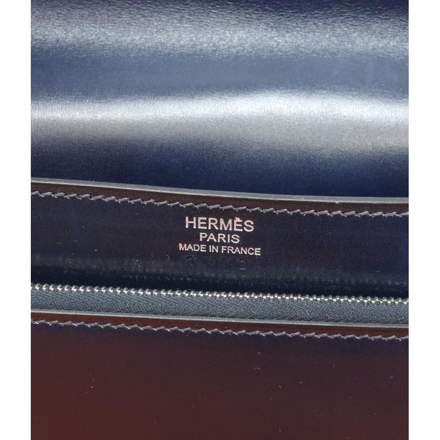 HERMES（エルメス） ジェット Boxカーフ紺 シルバー金具 セカンド