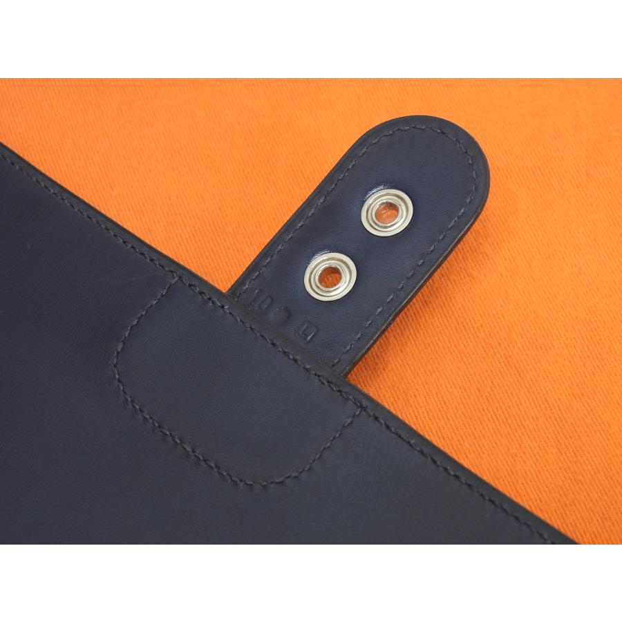 HERMES（エルメス） ジェット Boxカーフ紺 シルバー金具 セカンド