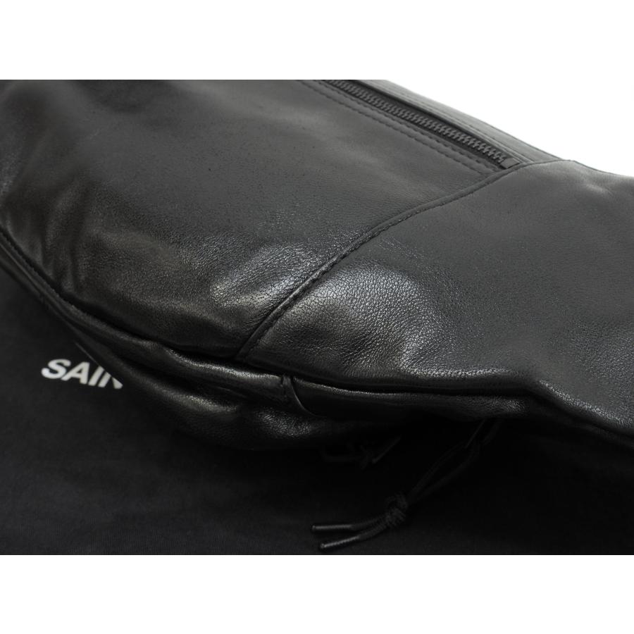 SAINT LAURENT サンローラン ボディバッグ ヌックス レザー黒 斜め掛け
