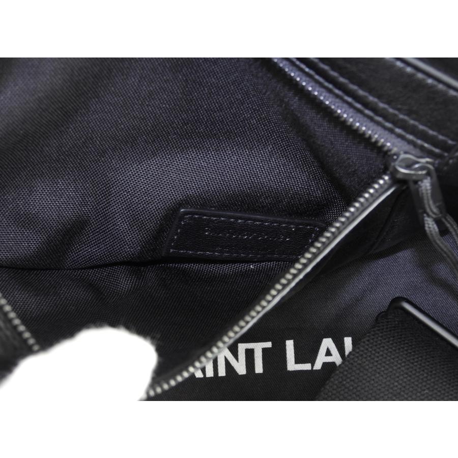 SAINT LAURENT サンローラン ボディバッグ ヌックス レザー黒 斜め掛け