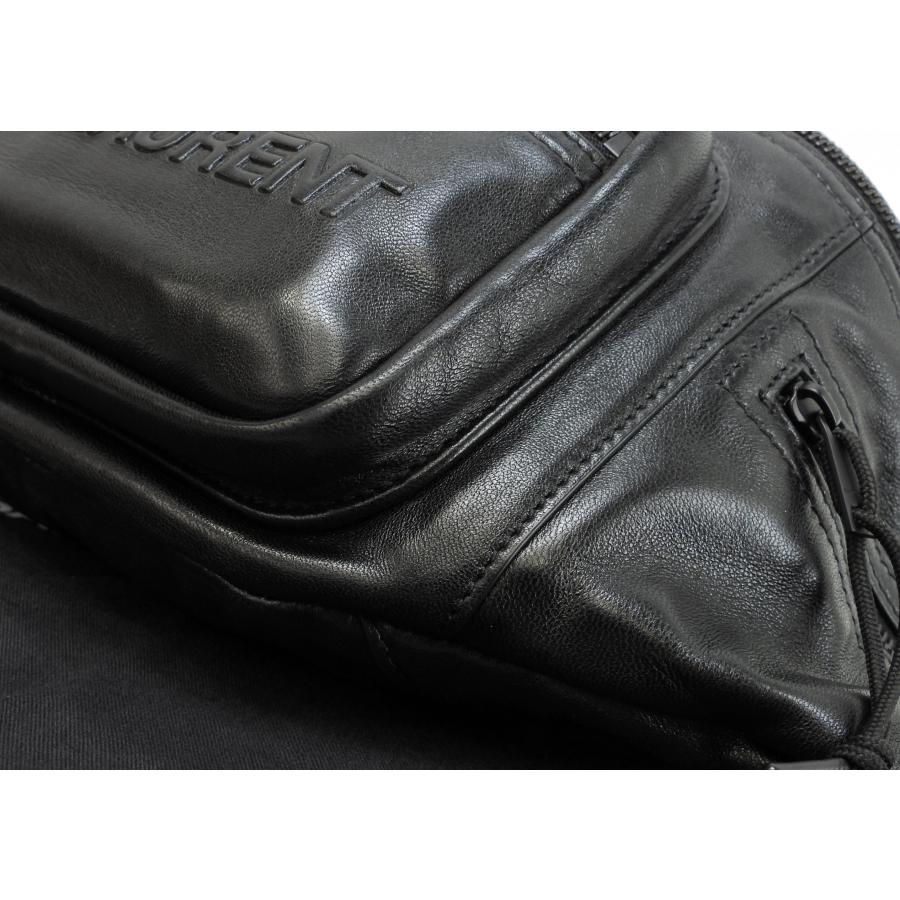 SAINT LAURENT サンローラン ボディバッグ ヌックス レザー黒 斜め掛け