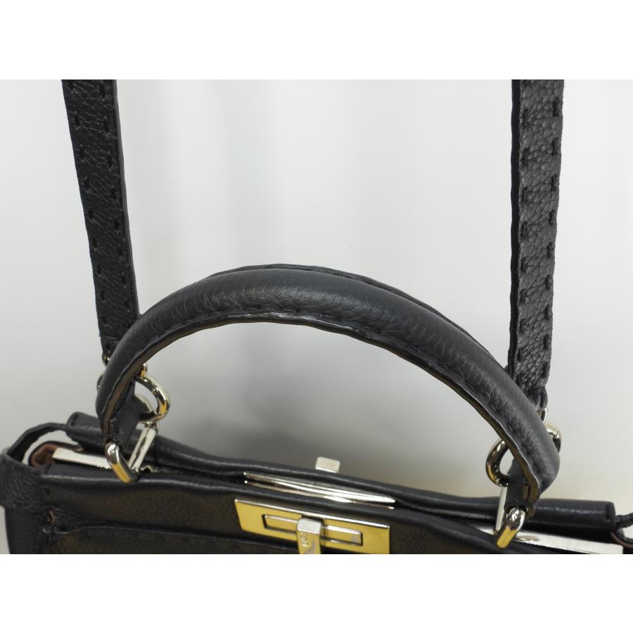 PEEKABOO フェンディ ピーカブー レギュラー セレリアレザー黒