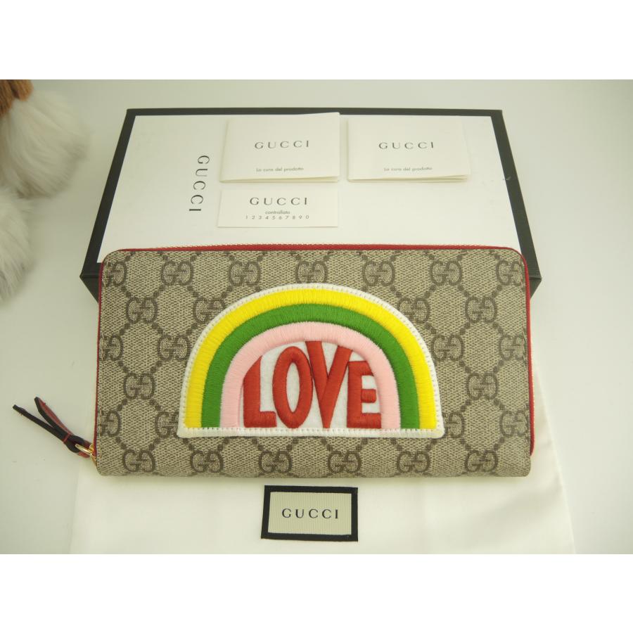 Ophidia グッチ ジップアラウンドロングウォレット LOVE GGオールド 長 