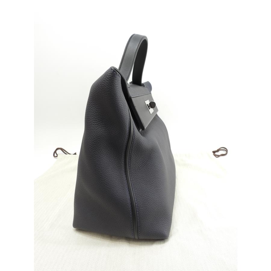 HERMES（エルメス） サックヴァンキャトル35 トゴ 紺黒 ハンドバッグ