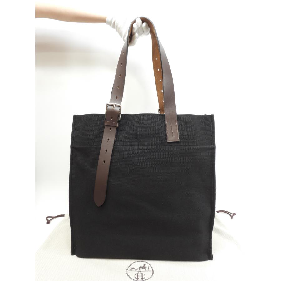 HERMES（エルメス） トートバッグ エトリビエール トアル黒茶革 メンズ