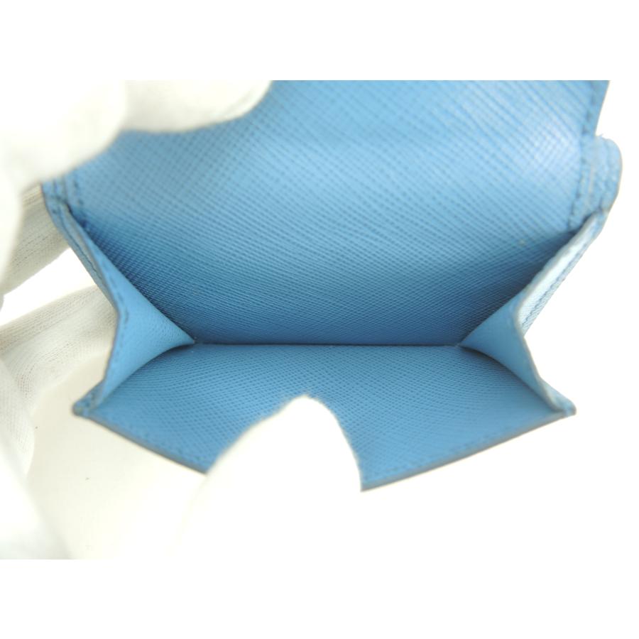 SAFFIANO（PRADA） プラダ ミニウォレット メタルロゴ サフィアーノ