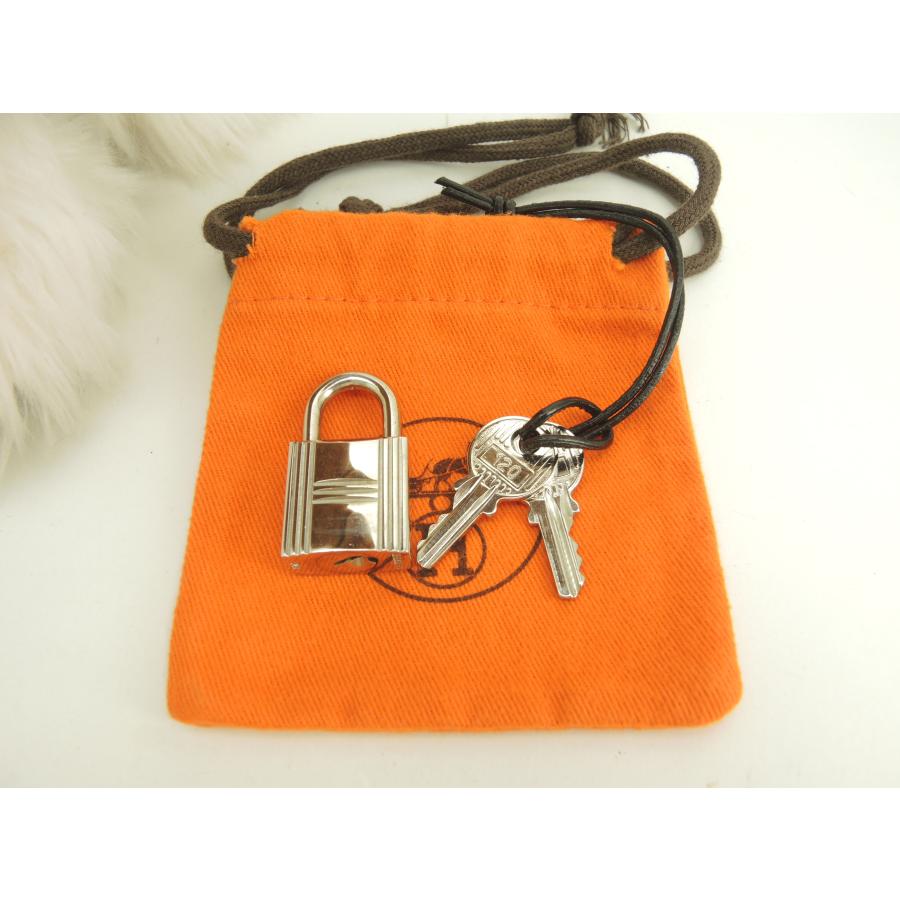 HERMES（エルメス） 南京錠 鍵2個 シャインシルバー パドロック キー