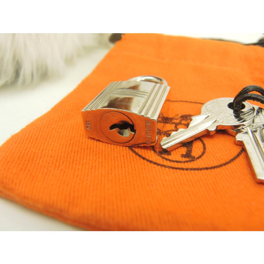 HERMES（エルメス） 南京錠 鍵2個 シャインシルバー パドロック キー