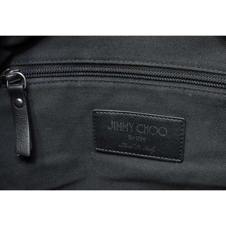 FITZROY ジミーチュウ フィッツロイ 星スタッズ レザー黒 バックパック