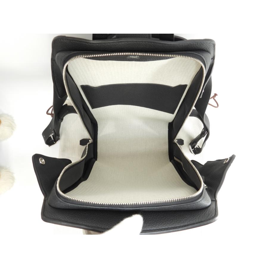 HERMES（エルメス） バックパック シティ トリヨンクレマンス黒 シルバ