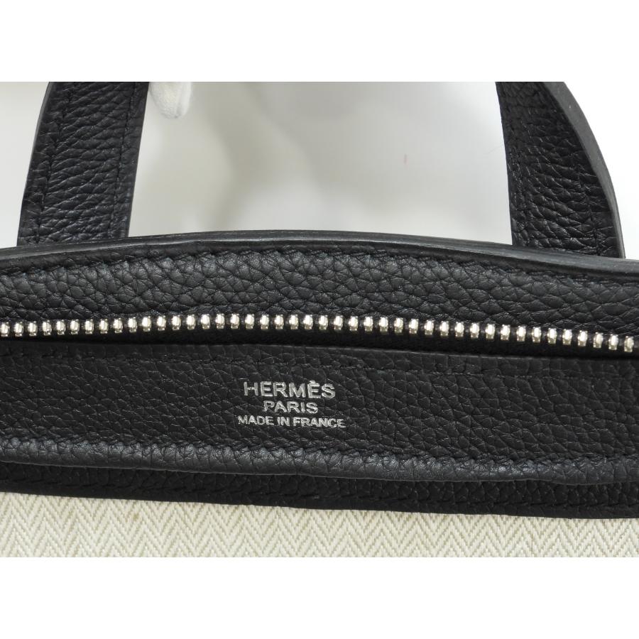 HERMES（エルメス） バックパック シティ トリヨンクレマンス黒 シルバ