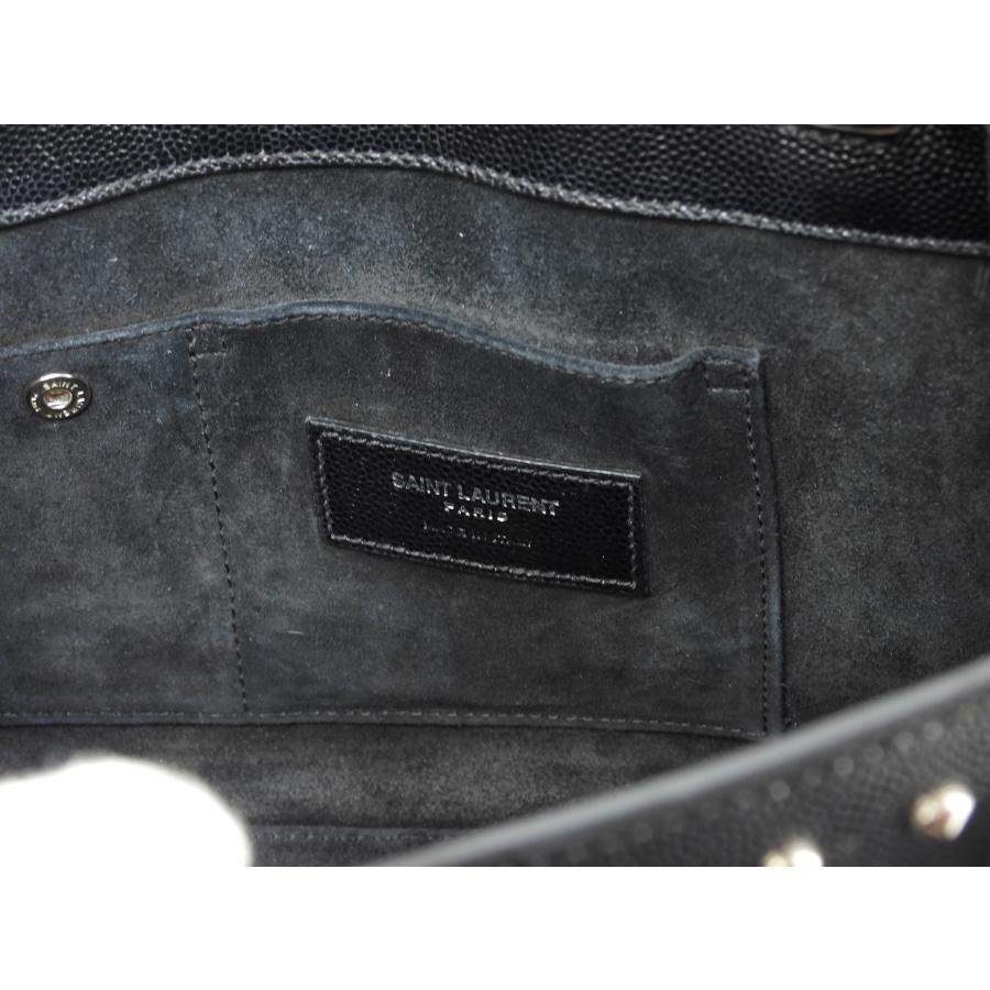 SAC DE JOUR サンローラン サックドジュールナノ スタッズ レザー黒