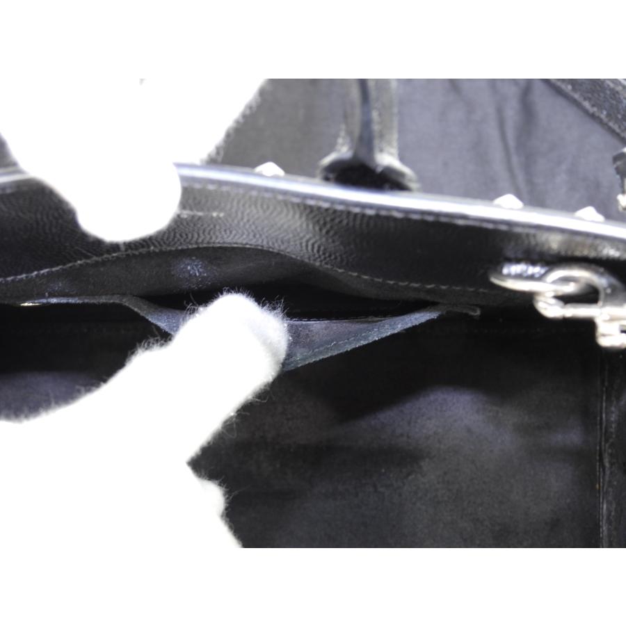 SAC DE JOUR サンローラン サックドジュールナノ スタッズ レザー黒
