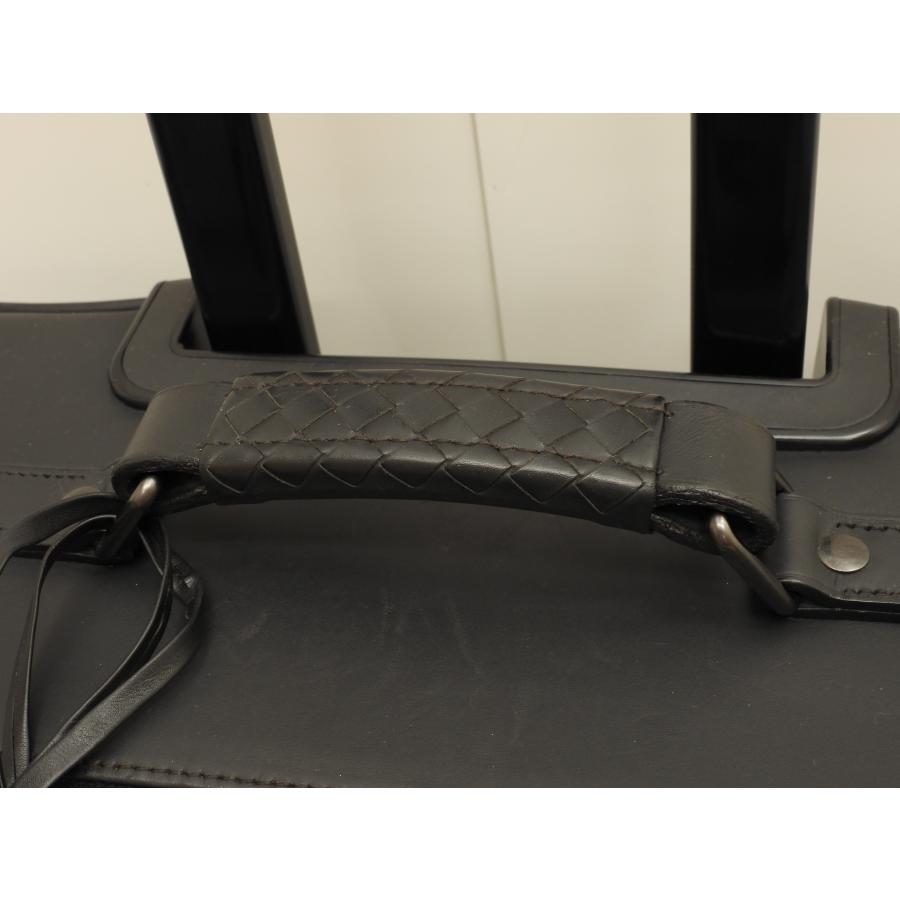 R2089 美品 ボッテガヴェネタ イントレチャート レザー キャリーバッグ