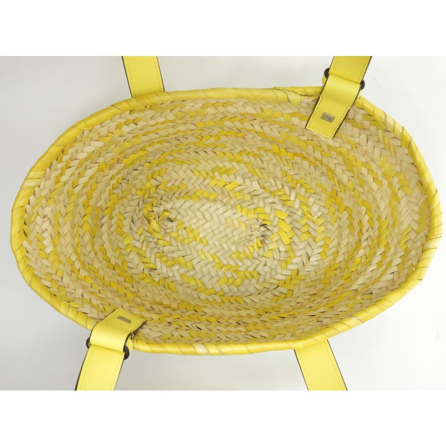 Basket（LOEWE） ロエベ バスケットスモール カゴバッグ ナチュラル黄